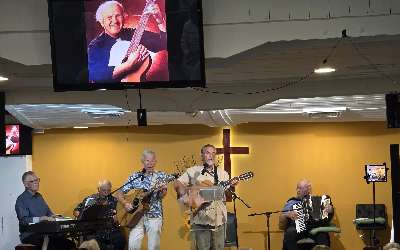 Minikonsert på turistkirkekveld februar 2026