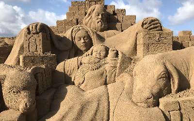 Sandfigurerna på Las Canteras